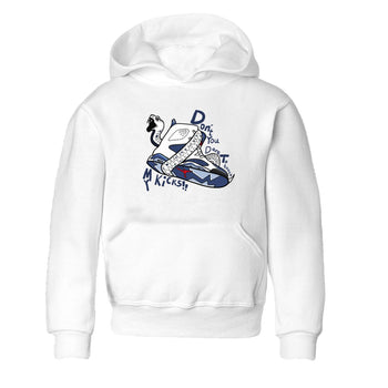 6s White And Midnight Navy shirts to match jordans Don't Touch My Kicks sneaker match tees Air Jordan 6 White And Midnight Navy SNRT Sneaker Tees streetwear brand Baby and Youth White 2 cotton tee