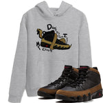 9s Olive shirts to match jordans Don't Touch My Kicks sneaker match tees Air Jordan 9 Olive match shoes to clothes SNRT Sneaker Tees unisex cotton Heather Grey 1 shirts