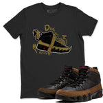 9s Olive shirts to match jordans Don't Touch My Kicks sneaker match tees Air Jordan 9 Olive match shoes to clothes SNRT Sneaker Tees unisex cotton Black 1 shirts