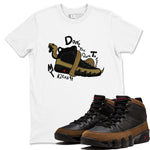 9s Olive shirts to match jordans Don't Touch My Kicks sneaker match tees Air Jordan 9 Olive match shoes to clothes SNRT Sneaker Tees unisex cotton White 1 shirts