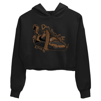 Jordan Jumpman Jack TR Travis Scott Dark Mocha shirts to match jordans Don't Touch My Kicks sneaker match tees Jordan Jumpman Jack Travis Scott Dark Mocha match shoes to clothes SNRT Sneaker Tees unisex cotton Black 2 crop tee