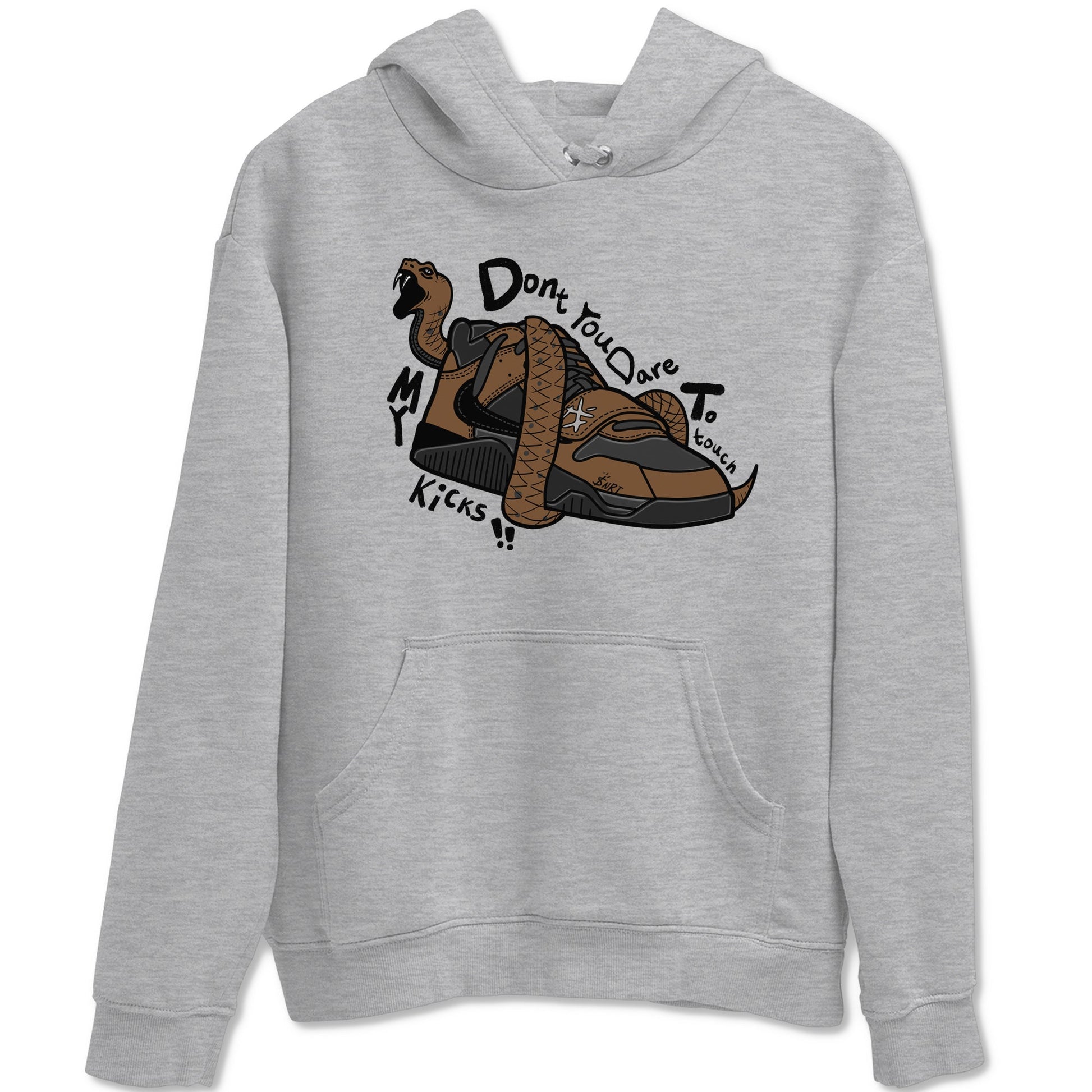 Jordan Jumpman Jack TR Travis Scott Dark Mocha shirts to match jordans Don't Touch My Kicks sneaker match tees Jordan Jumpman Jack Travis Scott Dark Mocha match shoes to clothes SNRT Sneaker Tees unisex cotton Heather Grey 2 shirts
