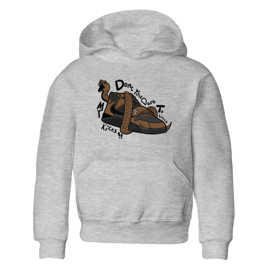 Jordan Jumpman Jack TR Travis Scott Dark Mocha shirts to match jordans Don't Touch My Kicks sneaker match tees Jordan Jumpman Jack Travis Scott Dark Mocha match shoes to clothes SNRT Sneaker Tees Youth Baby Heather Grey 2 tee