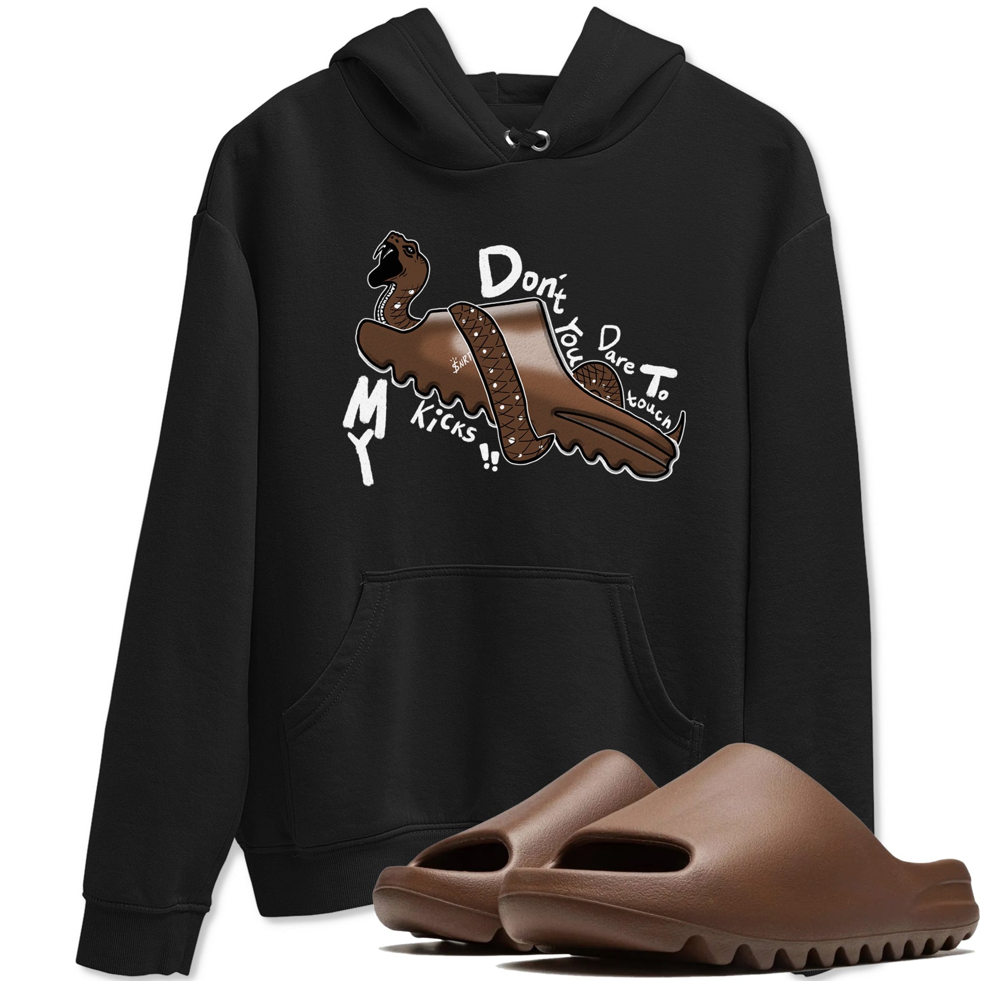 Yeezy Slide Flax shirts to match jordans Don't Touch My Kicks sneaker match tees Yeezy Slide Flax SNRT Sneaker Tees streetwear brand Black 1 unisex cotton tee