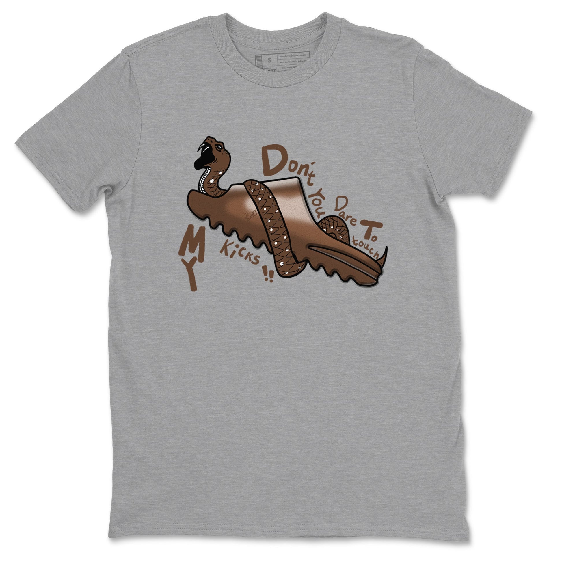 Yeezy Slide Flax shirts to match jordans Don't Touch My Kicks sneaker match tees Yeezy Slide Flax SNRT Sneaker Tees streetwear brand Heather Grey 2 unisex cotton tee