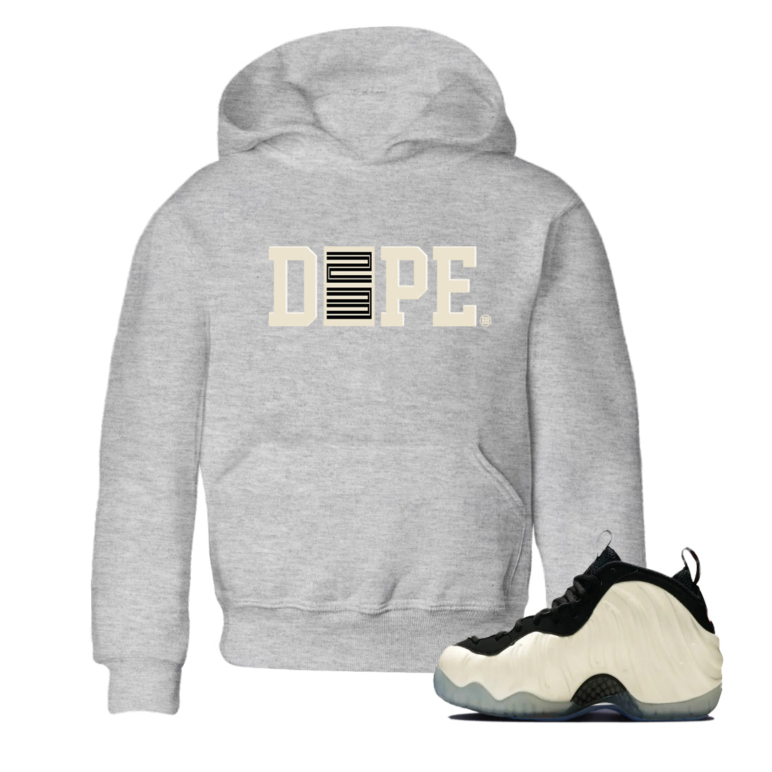 Sneaker Threads – Sneaker Tees To Match Air Foamposite One Pearl – Dope 23 Youth Graphic Tee Heather Grey 1. Perfect for Jordan releases 2025 colorways.