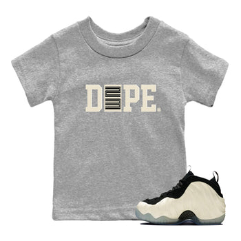 Sneaker Threads – Sneaker Tees To Match Air Foamposite One Pearl – Dope 23 Youth Graphic Tee Heather Grey 1. Perfect for Jordan releases 2025 colorways.