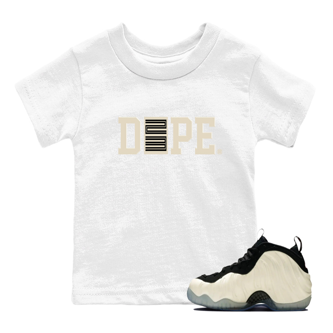 Sneaker Threads – Sneaker Tees To Match Air Foamposite One Pearl – Dope 23 Youth Graphic Tee White 1. Perfect for Jordan releases 2025 colorways.