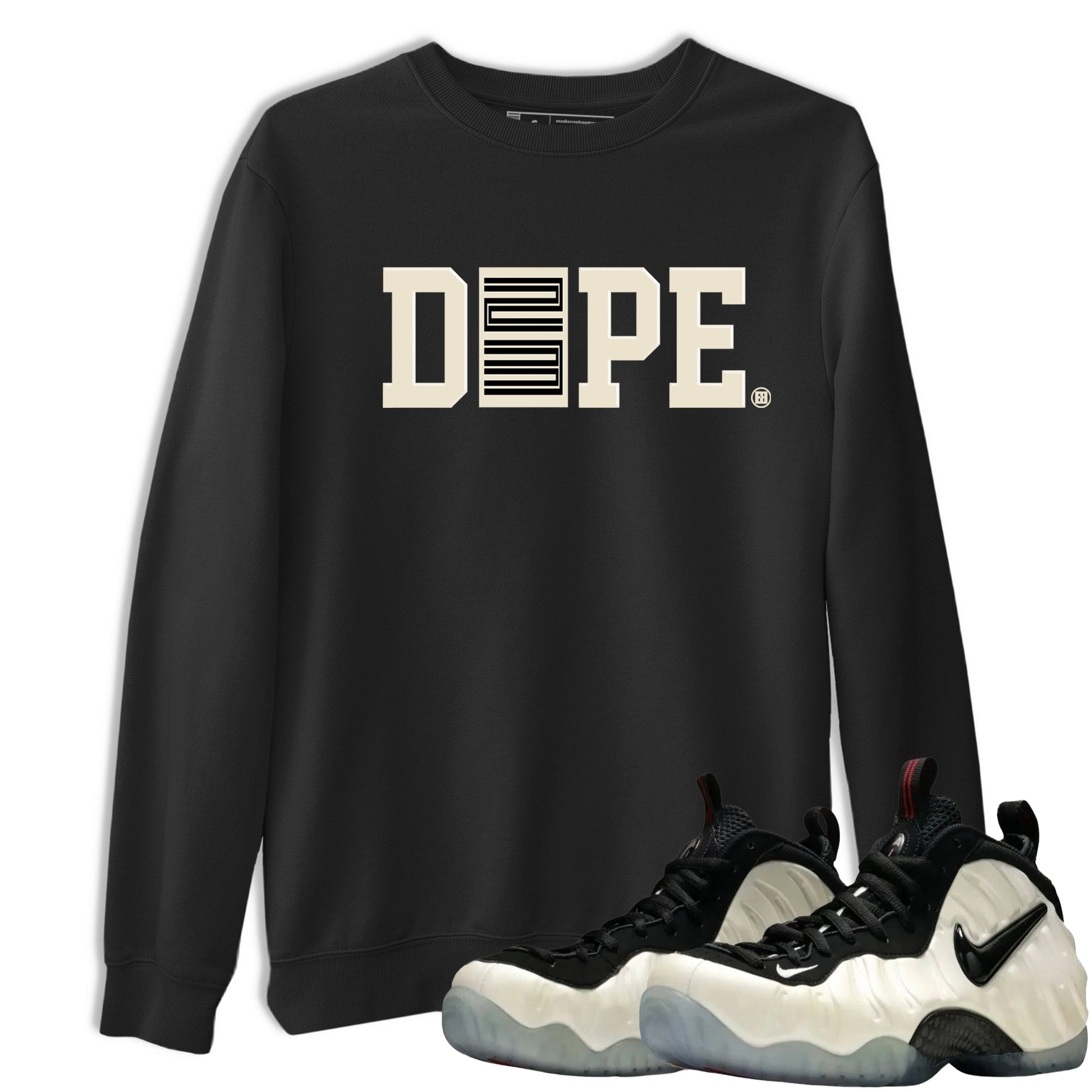 Sneaker Threads – Sneaker Tees To Match Air Foamposite One Pearl – Dope 23 Graphic Tee Black 1. Perfect for Jordan releases 2025 colorways.