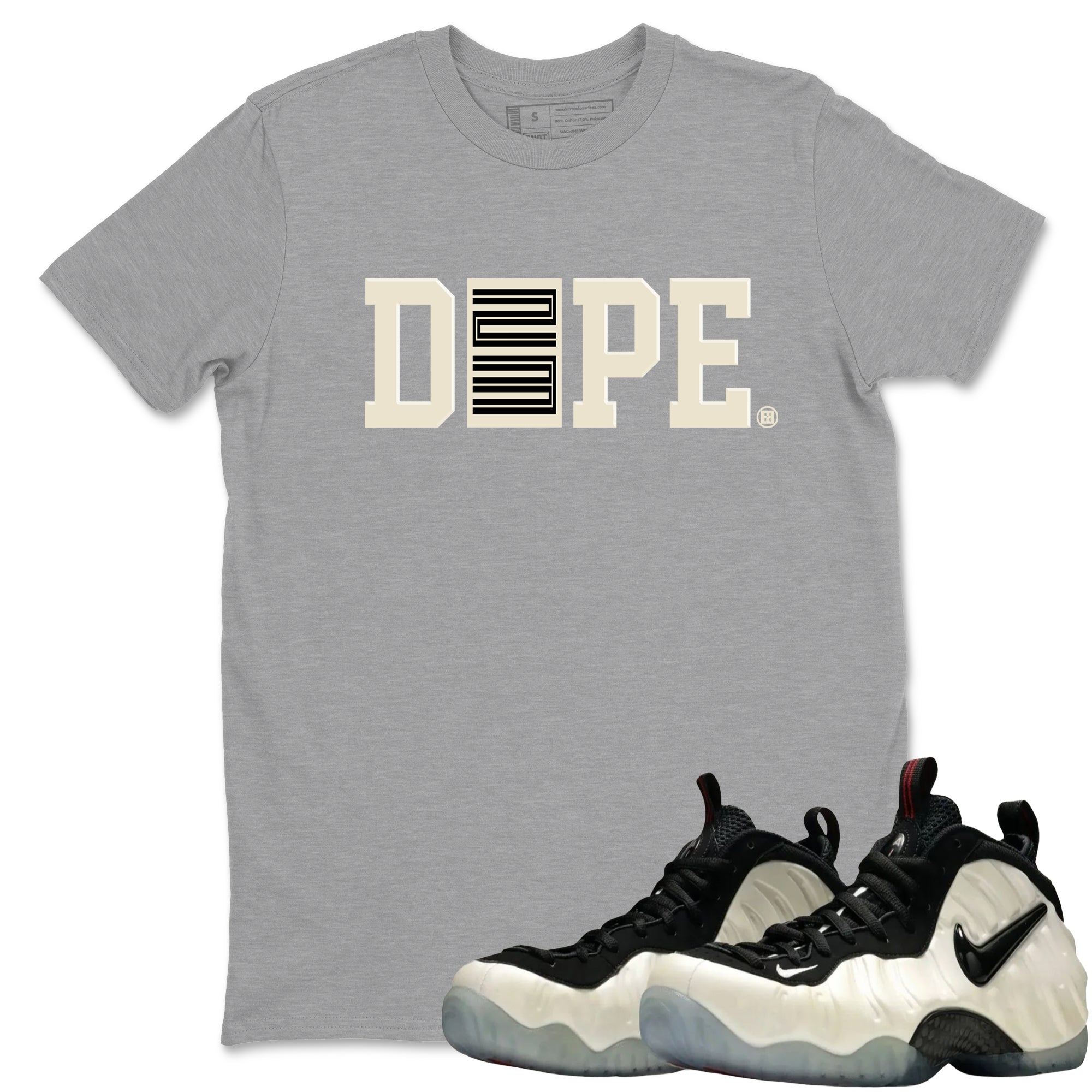 Sneaker Threads – Sneaker Tees To Match Air Foamposite One Pearl – Dope 23 Graphic Tee Heather Grey 1. Perfect for Jordan releases 2025 colorways.