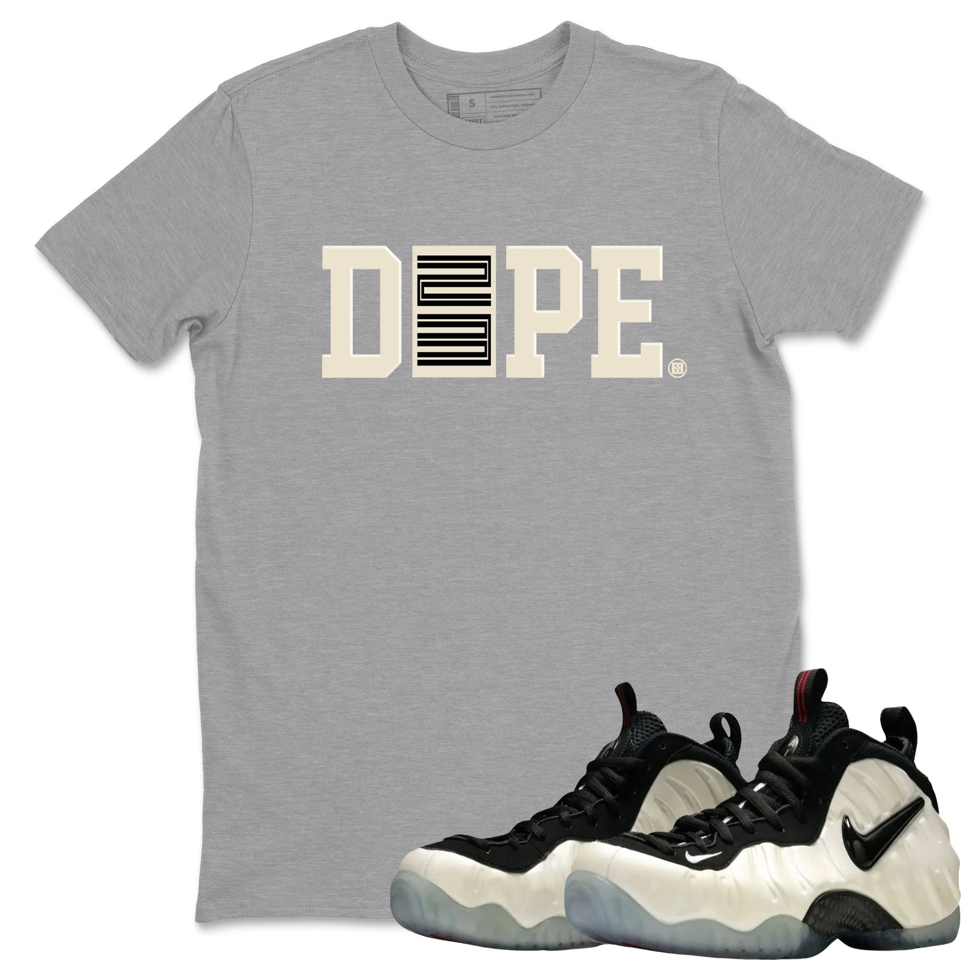 Sneaker Threads – Sneaker Tees To Match Air Foamposite One Pearl – Dope 23 Graphic Tee Heather Grey 1. Perfect for Jordan releases 2025 colorways.