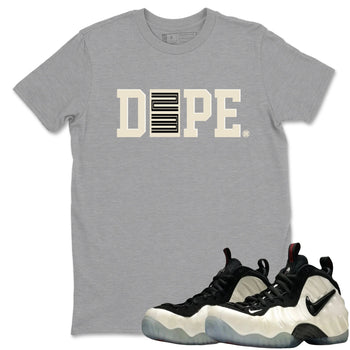 Sneaker Threads – Sneaker Tees To Match Air Foamposite One Pearl – Dope 23 Graphic Tee Heather Grey 1. Perfect for Jordan releases 2025 colorways.