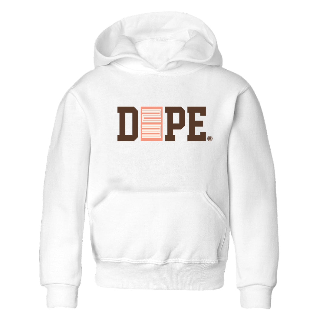 Sneaker match tees – Sneaker Tees To Match Air Jordan 1 Baroque Brown Shoes – Dope 23 Kids T-Shirt White 2