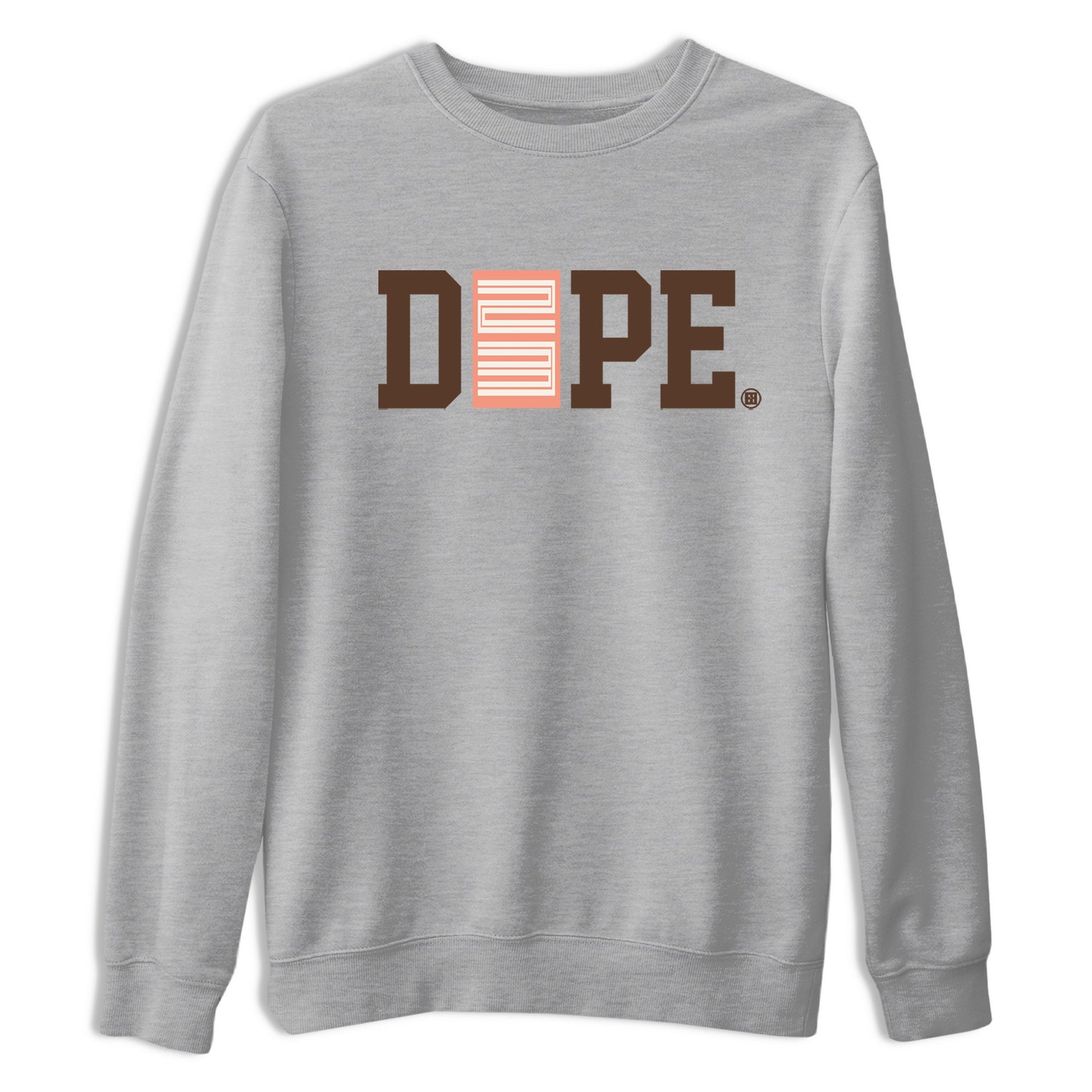 Sneaker match tees – Sneaker Tees To Match Air Jordan 1 Baroque Brown Shoes – Dope 23 Tee Heather Grey 2