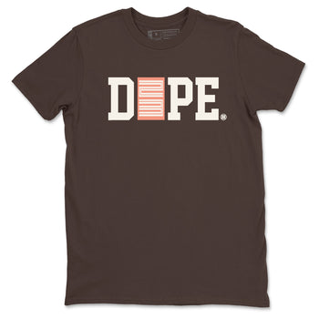 Sneaker match tees – Sneaker Tees To Match Air Jordan 1 Baroque Brown Shoes – Dope 23 Tee Dark Chocolate 2