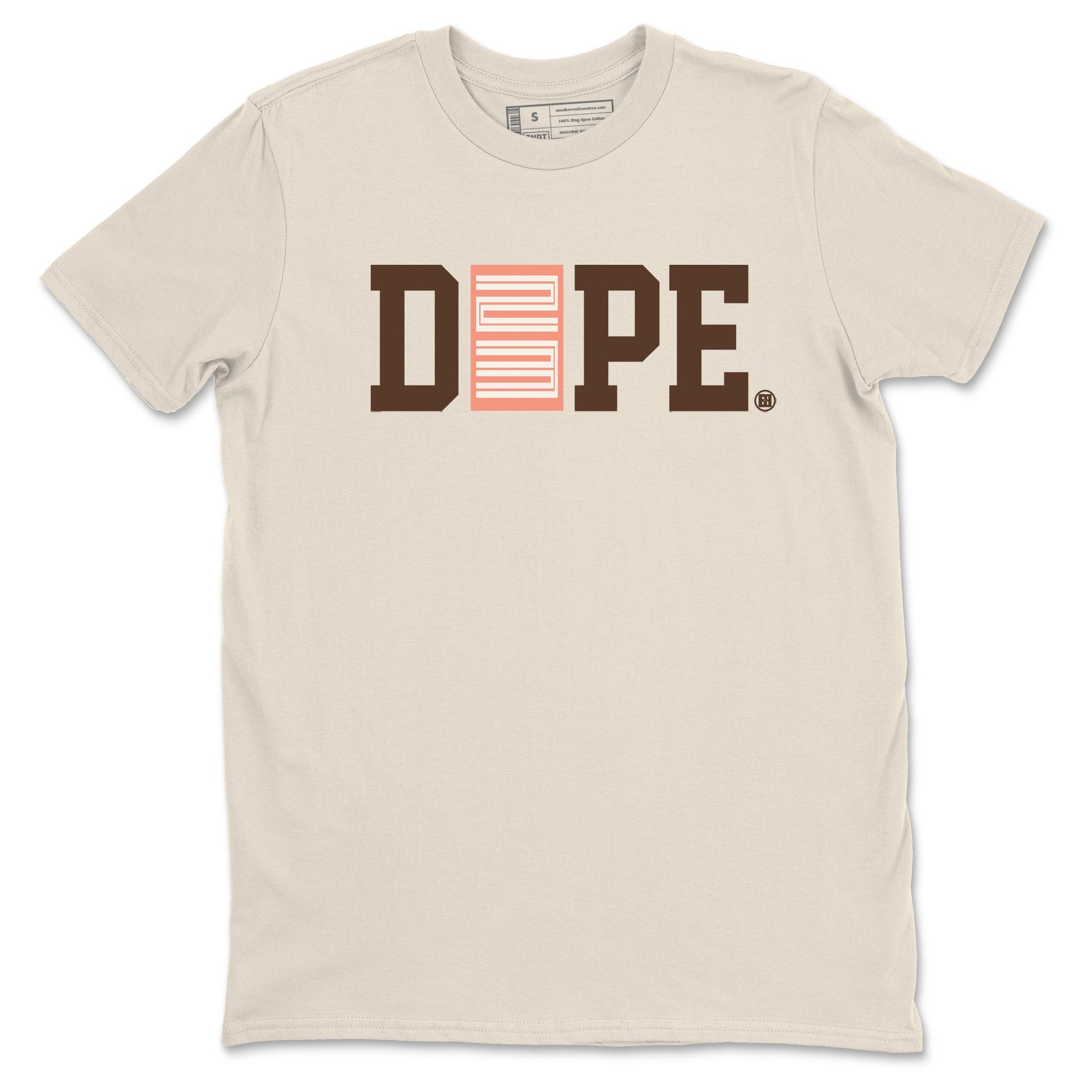 Sneaker match tees – Sneaker Tees To Match Air Jordan 1 Baroque Brown Shoes – Dope 23 Tee Natural 2