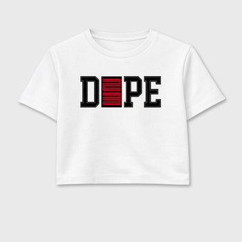 Sneaker match tees – Sneaker Tees To Match Air Jordan 1 Flight Club Shoes – Dope 23 Crop T-Shirt White 2