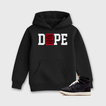 Sneaker match tees – Sneaker Tees To Match Air Jordan 1 Flight Club Shoes – Dope 23 Kids T-Shirt Black 1