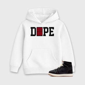 Sneaker match tees – Sneaker Tees To Match Air Jordan 1 Flight Club Shoes – Dope 23 Kids T-Shirt White 1