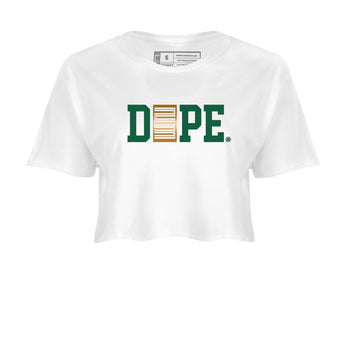 Sneaker Threads – Sneaker Tees To Match Air Jordan 1 Pro Green – Dope 23 Crop Tee White 2. Perfect for Jordan releases 2025 colorways.