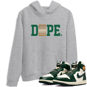 Sneaker Threads – Sneaker Tees To Match Air Jordan 1 Pro Green – Dope 23 Graphic Tee Heather Grey 1. Perfect for Jordan releases 2025 colorways.