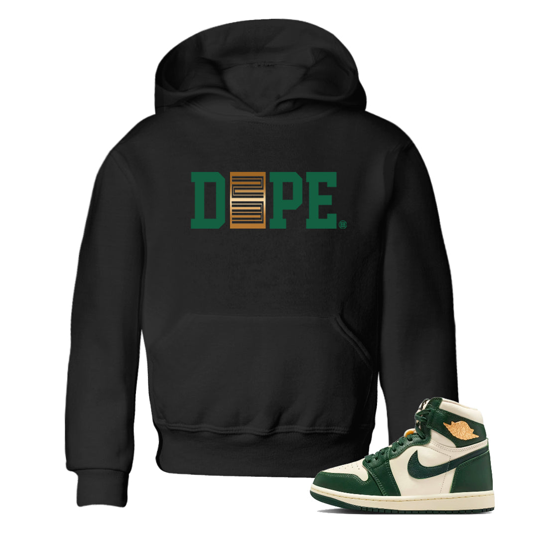 Sneaker Threads – Sneaker Tees To Match Air Jordan 1 Pro Green – Dope 23 Youth Graphic Tee Black 1. Perfect for Jordan releases 2025 colorways.