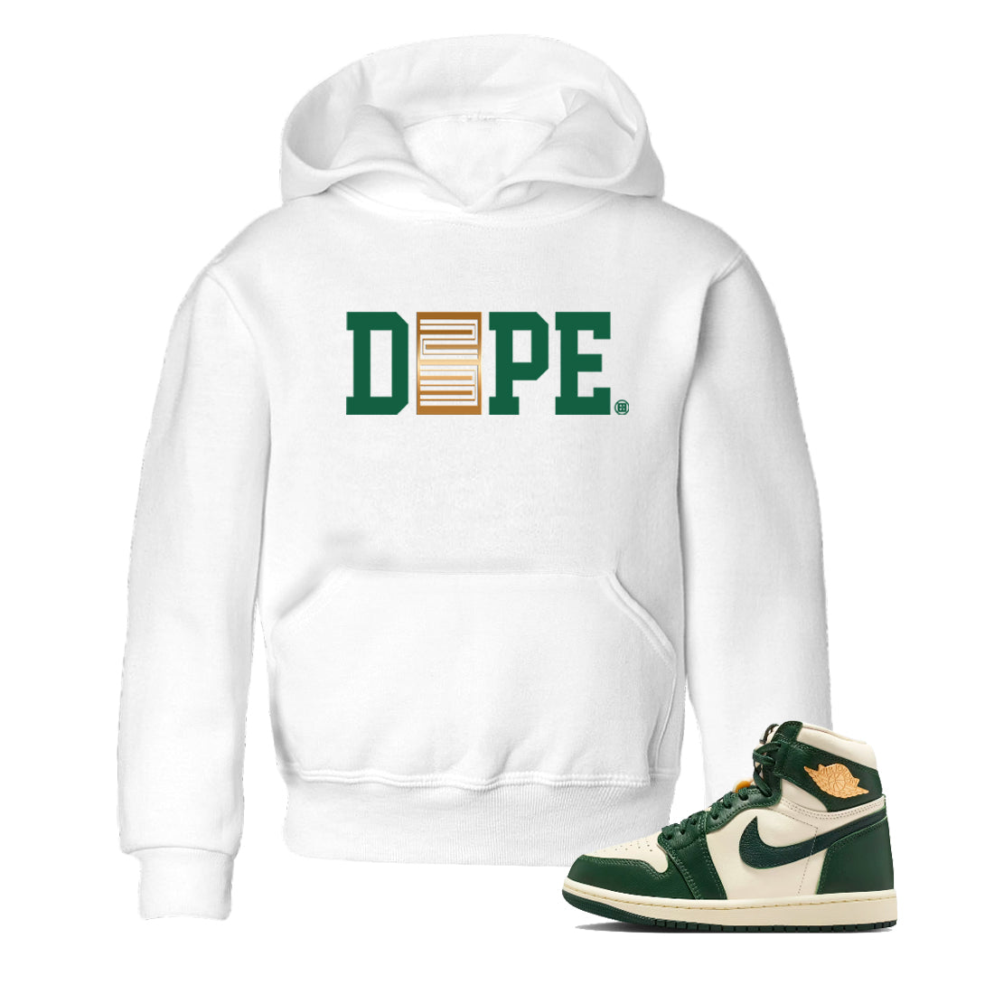 Sneaker Threads – Sneaker Tees To Match Air Jordan 1 Pro Green – Dope 23 Youth Graphic Tee White 1. Perfect for Jordan releases 2025 colorways.