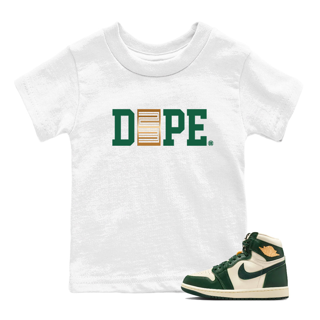 Sneaker Threads – Sneaker Tees To Match Air Jordan 1 Pro Green – Dope 23 Youth Graphic Tee White 1. Perfect for Jordan releases 2025 colorways.