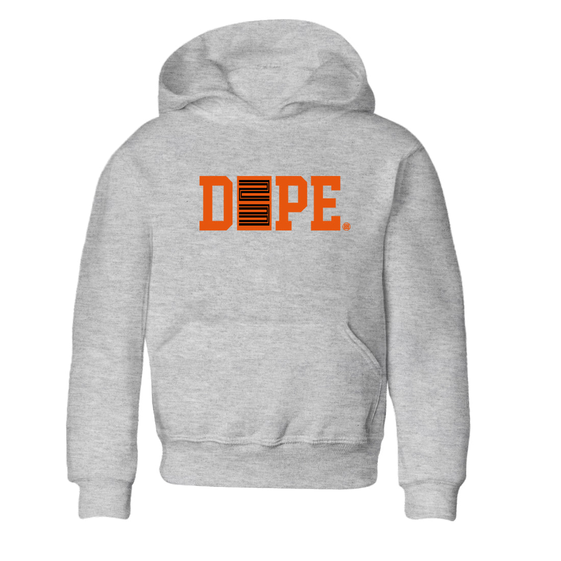 1s Orange Sneaker match tees – Sneaker Tees To Match Jordan 1 Retro Shattered Backboard Shoes – Dope 23 Kids T-Shirt Heather Grey 2