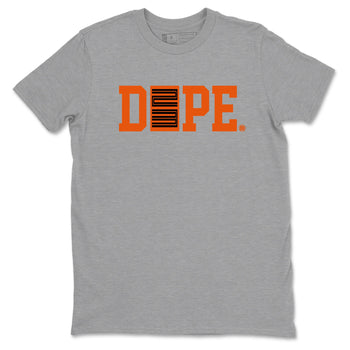 1s Orange Sneaker match tees – Sneaker Tees To Match Jordan 1 Retro Shattered Backboard Shoes – Dope 23 Tee Heather Grey 2