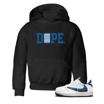 Sneaker match tees – Streetwear Graphic Tees Air Jordan 1 Travis Scott Fragment Sneakers – Dope 23 Kids Craphic T-Shirt Black 1
