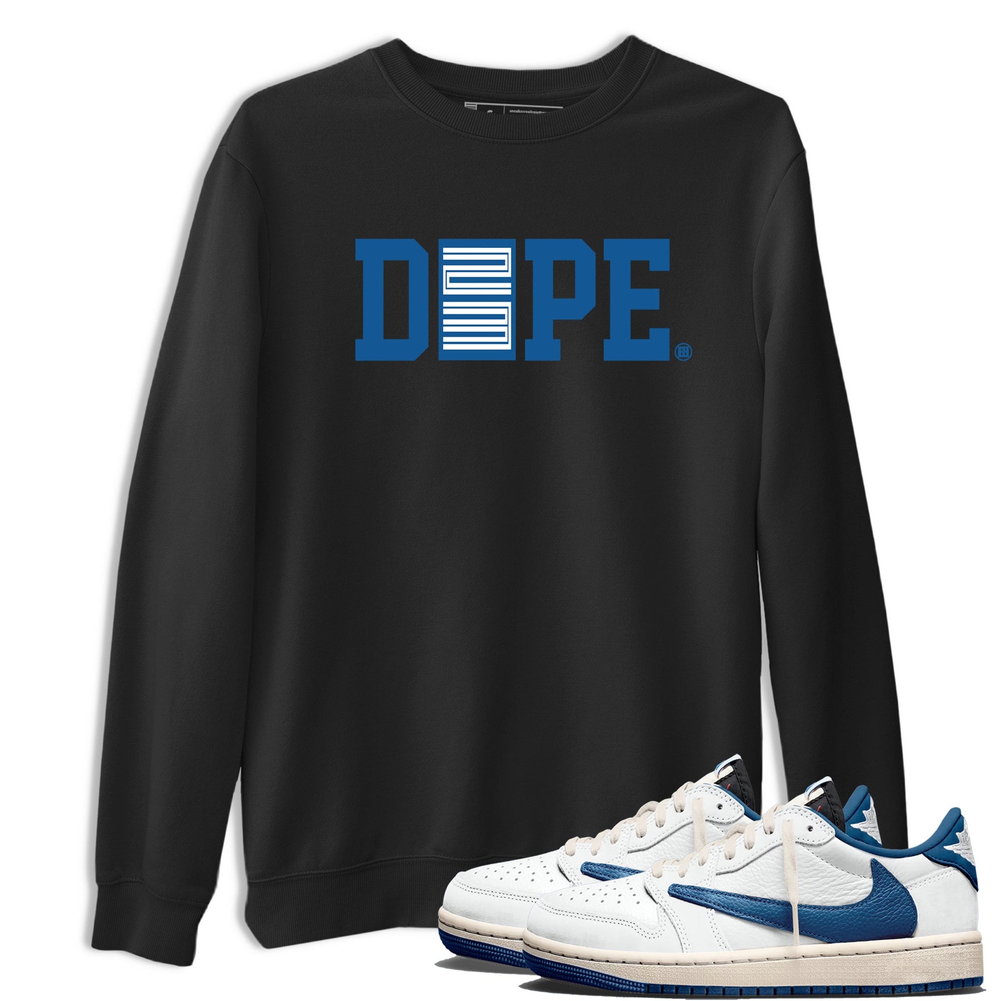 Sneaker match tees – Streetwear Graphic Tees Air Jordan 1 Travis Scott Fragment Sneakers – Dope 23 Graphic Tee Black 1