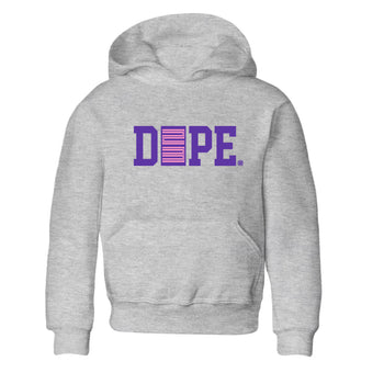 Sneaker match tees – Sneaker Tees To Match Air Jordan 11 Canyon Purple Shoes – Dope 23 Kids T-Shirt Heather Grey 2