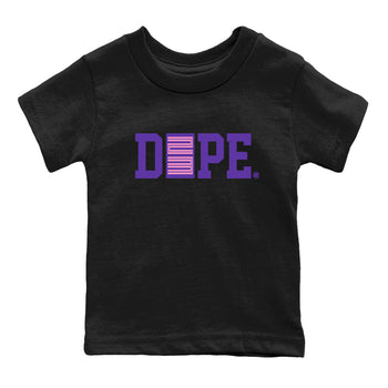 Sneaker match tees – Sneaker Tees To Match Air Jordan 11 Canyon Purple Shoes – Dope 23 Kids T-Shirt Black 2