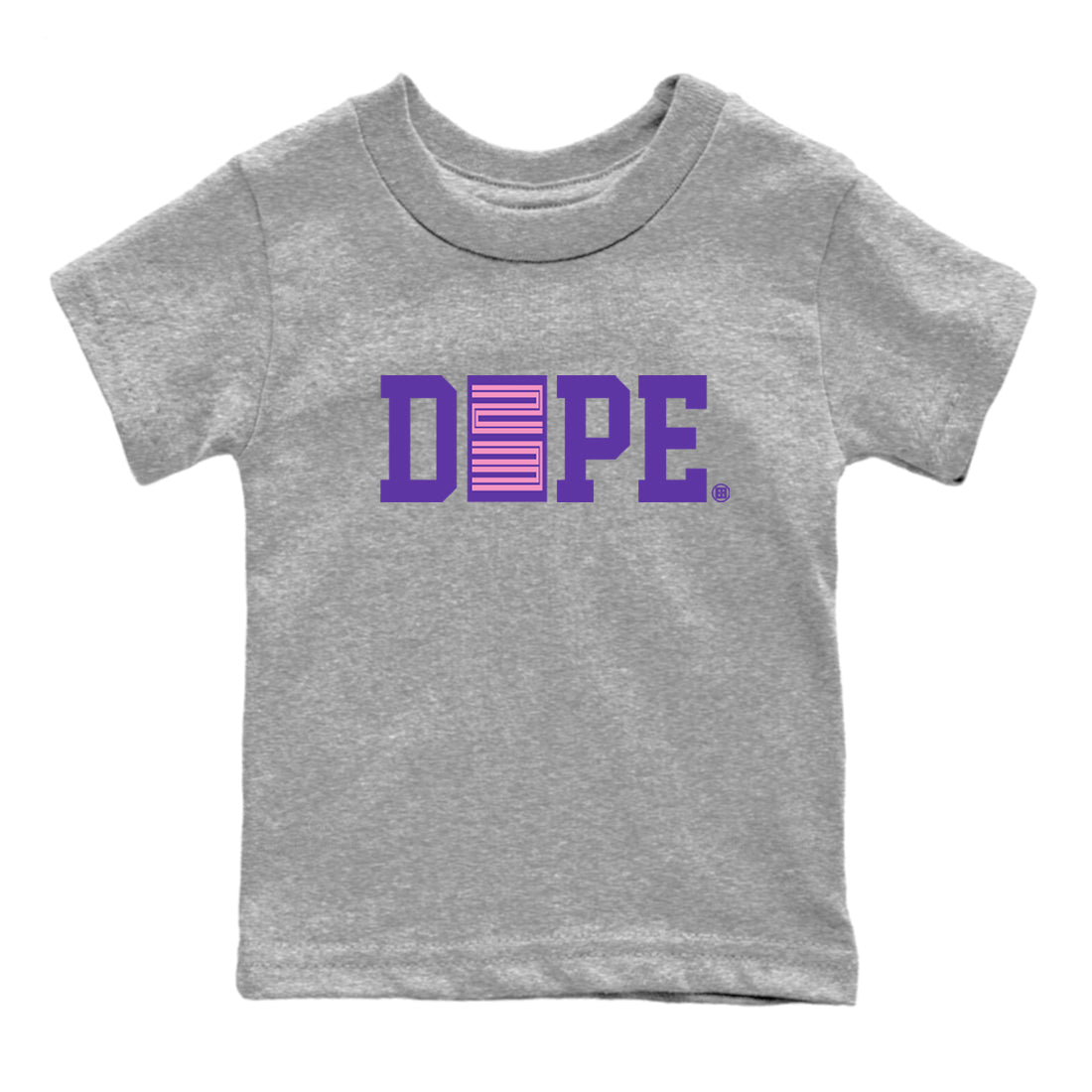 Sneaker match tees – Sneaker Tees To Match Air Jordan 11 Canyon Purple Shoes – Dope 23 Kids T-Shirt Heather Grey 2