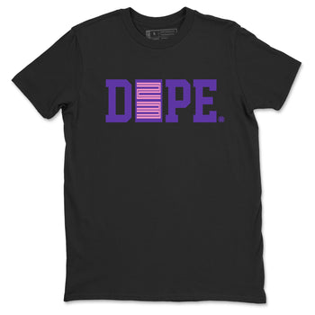 Sneaker match tees – Sneaker Tees To Match Air Jordan 11 Canyon Purple Shoes – Dope 23 Tee Black 2
