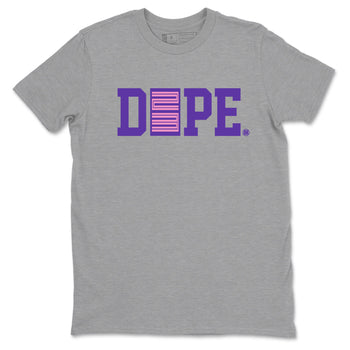 Sneaker match tees – Sneaker Tees To Match Air Jordan 11 Canyon Purple Shoes – Dope 23 Tee Heather Grey 2