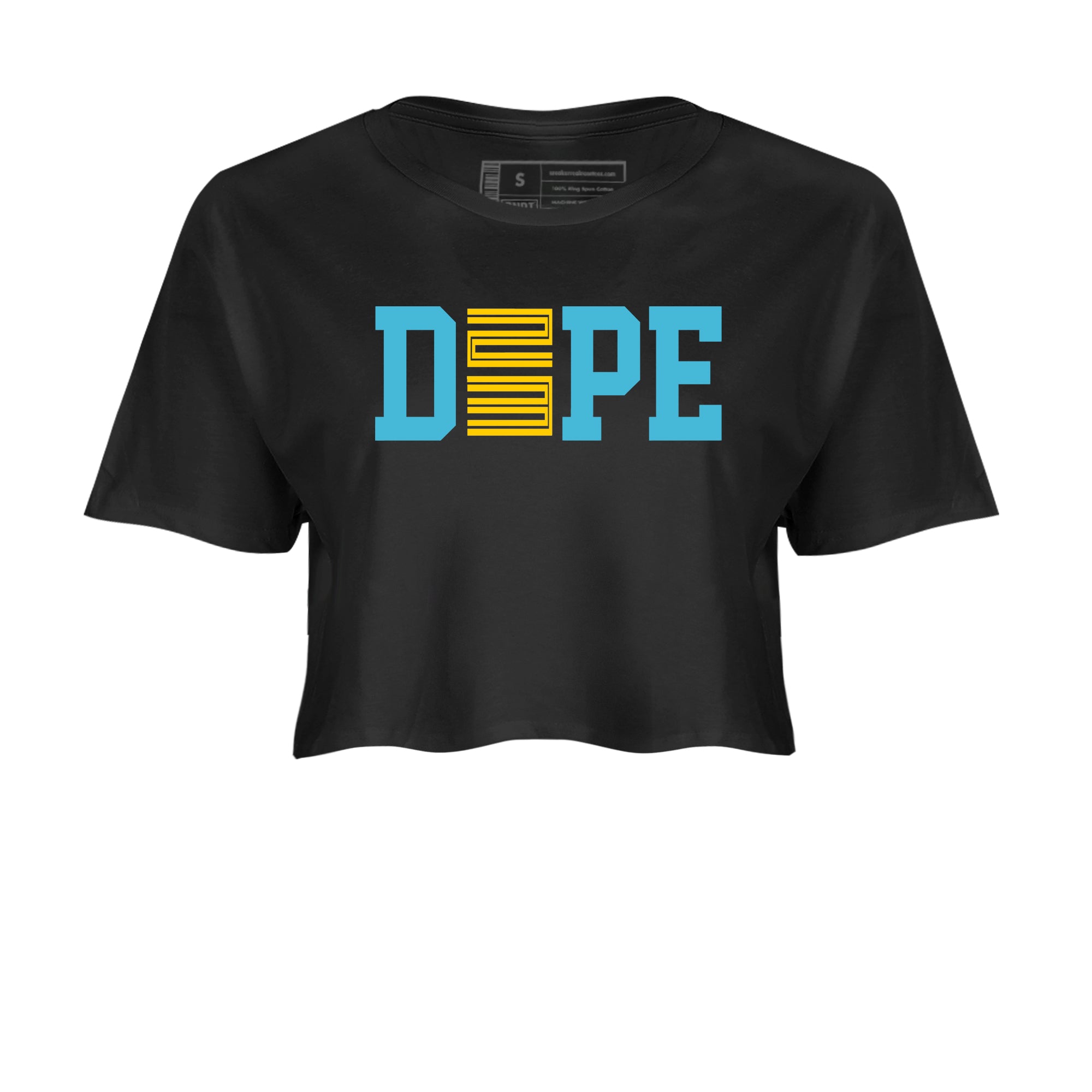Sneaker match tees – Sneaker Tees To Match Air Jordan 11 Gamma Shoes – Dope 23 Crop T-Shirt Black 2