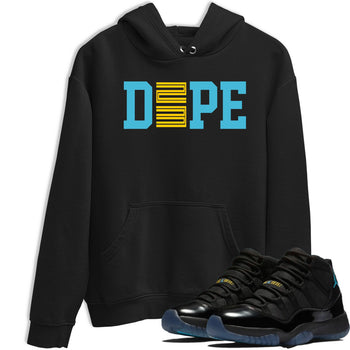 Sneaker match tees – Sneaker Tees To Match Air Jordan 11 Gamma Shoes – Dope 23 Tee Black 1