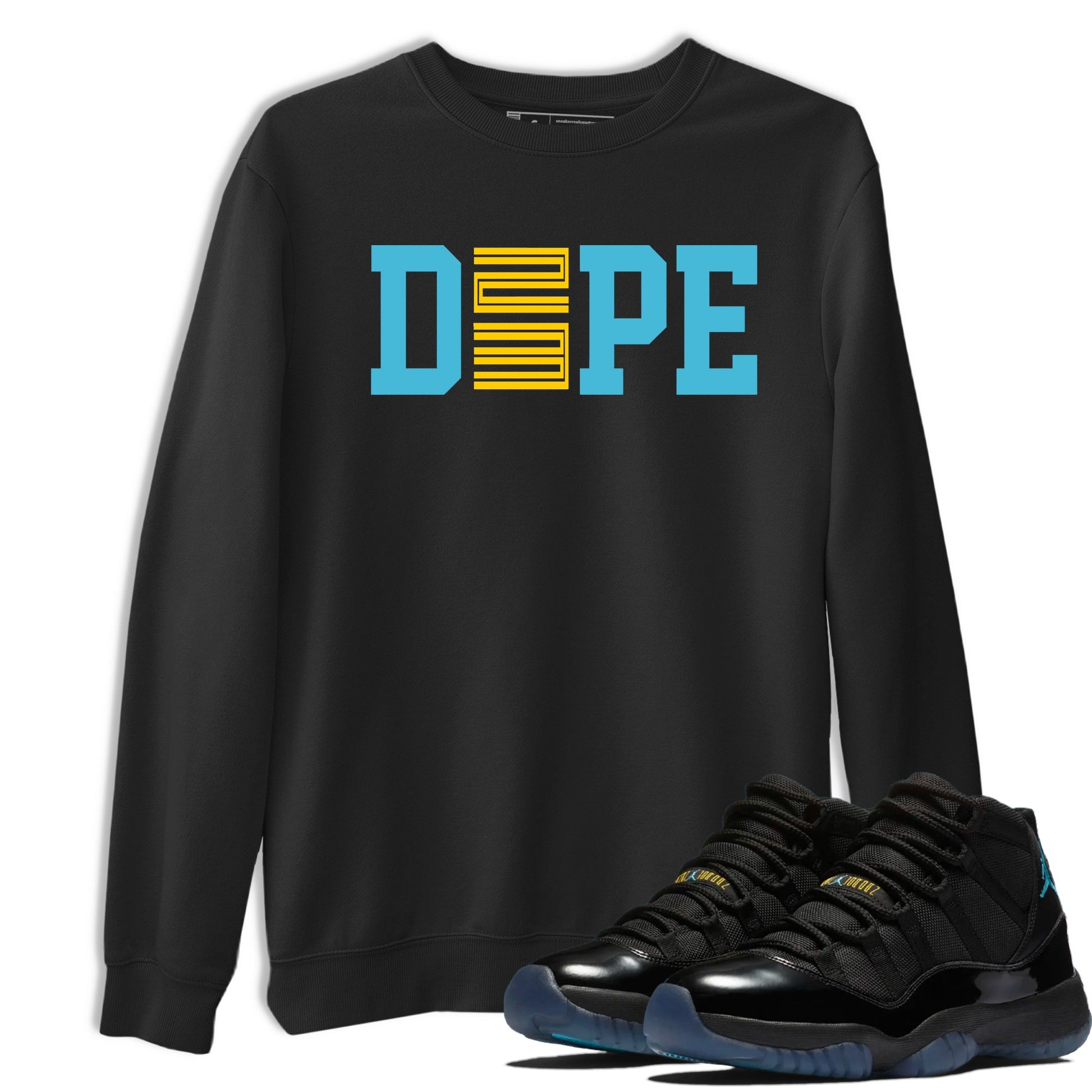 Sneaker match tees – Sneaker Tees To Match Air Jordan 11 Gamma Shoes – Dope 23 Tee Black 1