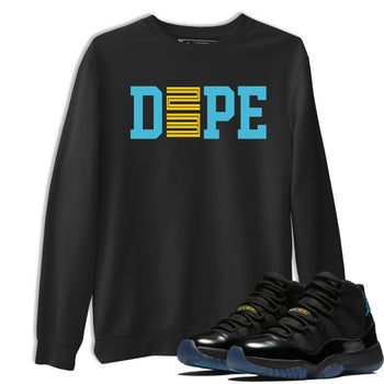 Sneaker match tees – Sneaker Tees To Match Air Jordan 11 Gamma Shoes – Dope 23 Tee Black 1