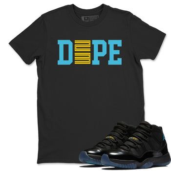 Sneaker match tees – Sneaker Tees To Match Air Jordan 11 Gamma Shoes – Dope 23 Tee Black 1