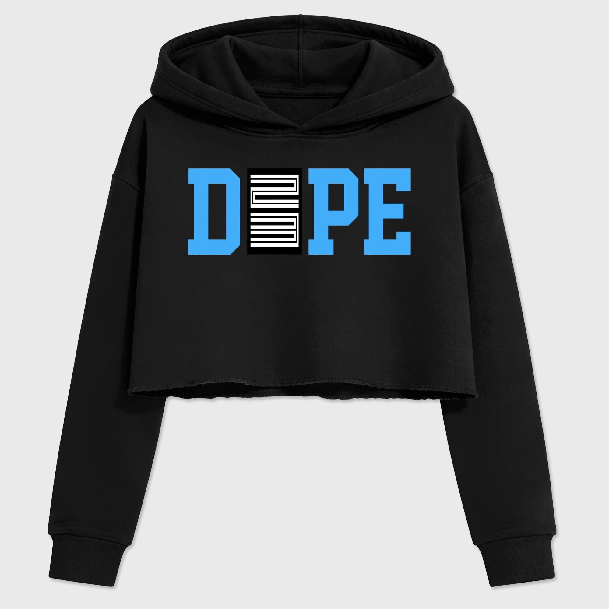 Sneaker outfits graphic tee – Sneaker Tees To Match Air Jordan 14 University Blue Sneakers – Dope 23 Crop T-Shirt Black 2