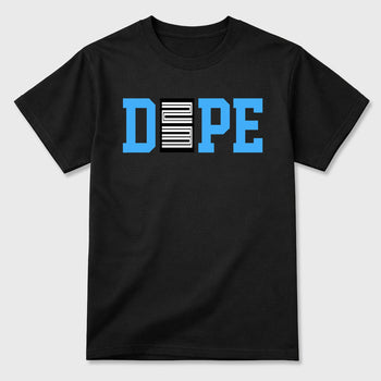 Sneaker outfits graphic tee – Sneaker Tees To Match Air Jordan 14 University Blue Sneakers – Dope 23 Tee Black 2