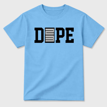 Sneaker outfits graphic tee – Sneaker Tees To Match Air Jordan 14 University Blue Sneakers – Dope 23 Tee Carolina Blue 2