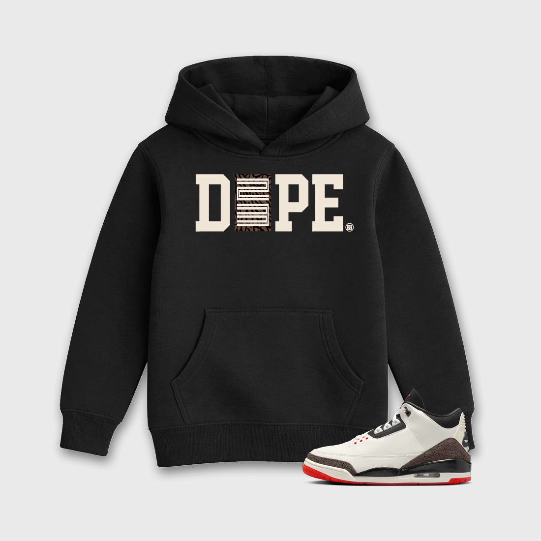 Sneaker match tees – Sneaker Tees To Match Air Jordan 3 World's Best Dad Shoes – Dope 23 Kids T-Shirt Black 1