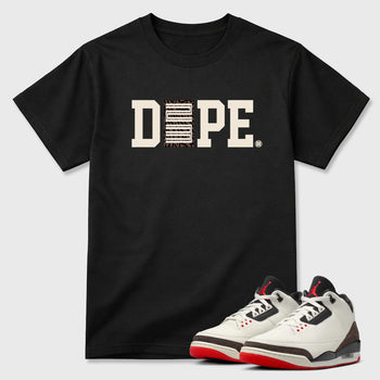 Sneaker match tees – Sneaker Tees To Match Air Jordan 3 World's Best Dad Shoes – Dope 23 Tee Black 1