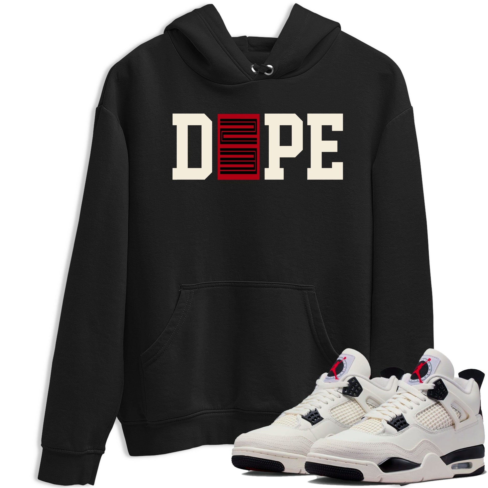 Sneaker match tees – Sneaker Tees To Match Air Jordan 4 Flight Club Shoes – Dope 23 Tee Black 1