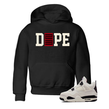 Sneaker match tees – Sneaker Tees To Match Air Jordan 4 Flight Club Shoes – Dope 23 Kids T-Shirt Black 1