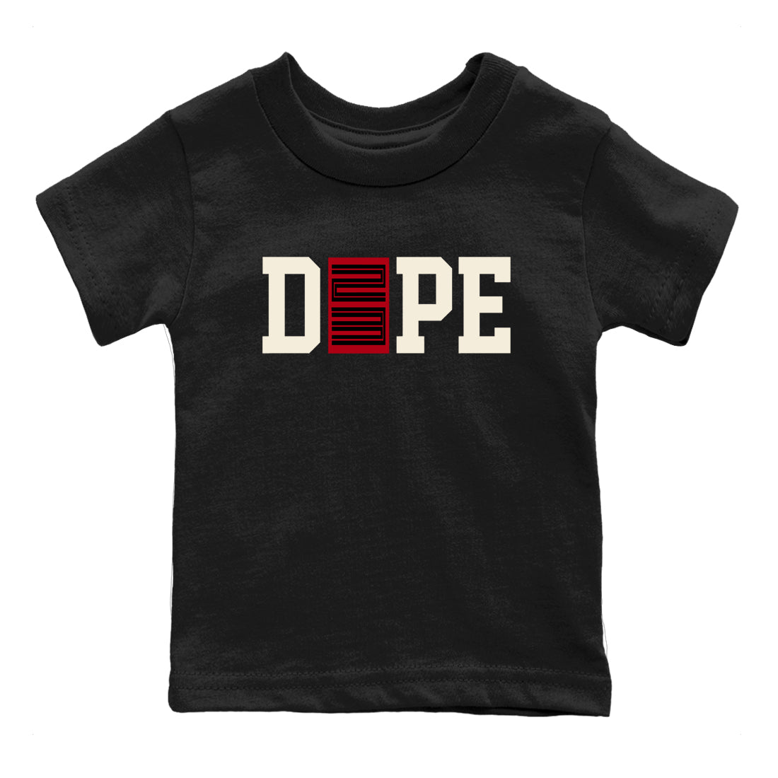 Sneaker match tees – Sneaker Tees To Match Air Jordan 4 Flight Club Shoes – Dope 23 Kids T-Shirt Black 2